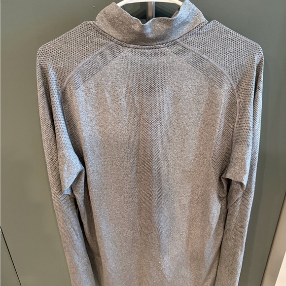 Lululemon Gray Quarter-Zip Pullover - Picture 2 of 2